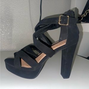 Platform Chunky High Heel Size 9